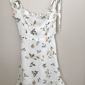 Chicwish | floral print mini dress | new, unworn
